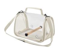 Bird Travel Carrier - Foldable Cage for Pets, Lightweight Compact Design with Airy Ventilation, Safe Transport for Parakeet Cockatiel Macaw Finch, Indoor Outdoor Adventure Support, 10 Inches