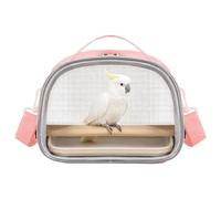 Bird Travel Carrier Portable Parakeet Transport Bag with Tray