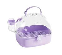 Bird Travel Carrier | PVC Small Animal Carrier With Water Bottle | Spacious Pet Bird Carrying Supplies for Chinchillas Macaws Conures Cockatiels Sparrow Hedgehog Budgies Lovebirds