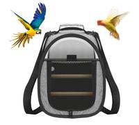 Bird Travel Carrier Transparent Bag - Grey Small