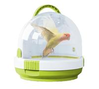 Bird Travel Carrier: Transparent Breathable Parrot Travel Cage with Locking Latch, Lightweight Bird Bag, Portable Parakeet Cage, Small Animal Bag, Pet Backpack
