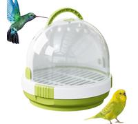 Bird Travel Carrier: Transparent Portable Cage, Parrot Bag | Cockatiel Pet Crate with Secure Lock Latch, Travel Cage for Parakeet Parrot, Transport Case