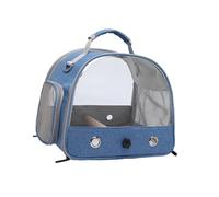 Bird Travel Carrier with Perch Breathable Foldable Transparent Bird Carrier