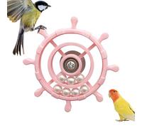 Bird Turning Wheel,Enrichment Wheel,360-Degree Rotatable Toy For Birds - For Relieving Boredom And Perch Entertainment In Cages Small Animals