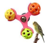 Bird Turnstile Toys, Interactive Bite Resistant Enrichment Sparrow Chew Toy and Exercise Toy for Cockatiels, Canaries, Macaws, Parakeets and Parakeets