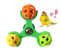 Bird Turnstiles Interactive Bite Resistant Windmill | Colourful Spinning Wheel for Parakeets Inseparable Conure Cockatiel