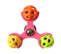 Bird Turnstiles Toys | Interactive Bite-Resistant Enrichment Sparrow Spinner Bell Ball for Birds - for Parakeets Lovebird Conures