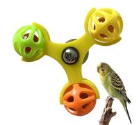 Bird Turnstiles Toys, Interactive Bite-Resistant Enrichment Sparrow Windmill, Chew Toy and Exercise for Birds - for Parrots Parrots Cockatiels and Canary