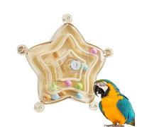 Bird Turntable Toy - 3 Inch Spinner Toys | PP Chew Toy - Educational Parrot Enrichment for Macaws Cockatiels Parakeets Conures Parakeets Sparrows, Safe Practice Accessory for Cage Games
