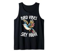Bird Vibes Sky High Colorful Flying Bird Nature Tank Top