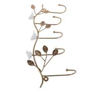 Bird Wall Hooks Metal Decor Hanging Hooks Modern Elegant Design Versatile Usage Hallways Bedroom Organizing Keys Towels