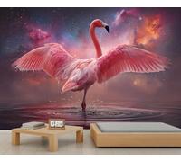 Bird Wallpaper Cosmic Nebula Bird Office Wallpaper Starry Sky Fantasy Wall Mural Kids for Bedroom Living Room Decor 500 X 300 cm