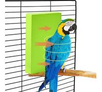 Bird Warmer For Cage, Heated Bird Perch Bi-rd Cage Heater, 5W Winter Warm Bir-d C-age P-erch, Easy To Apply B-ird Perch Stand, Exotic Pet Bir-d Accessories, For Parakeet Budgies Cockatiels