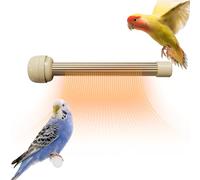 Bird Warmer, Winter Heated Perch Stand Bird Cage Heater, Terrarium Accessories for Hammock Aviary Indoor Travel Small Animals African Grey Lovebirds Canary