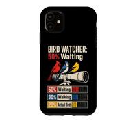 Bird Watcher 50% Waiting 30% Walking 20% Actual Birds Case for iPhone 11
