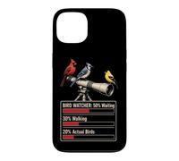 Bird Watcher 50% Waiting 30% Walking 20% Actual Birds Case for iPhone 13