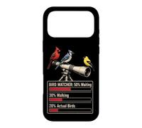 Bird Watcher 50% Waiting 30% Walking 20% Actual Birds Case for iPhone 17 Pro Max