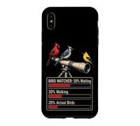 Bird Watcher 50% Waiting 30% Walking 20% Actual Birds Case for iPhone XS Max