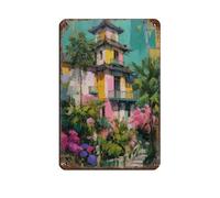 Bird Watcher Giclée Print Retro Poster Metal Tin Sign Chic Art Retro Iron Painting Bar People Cave Cafe Family Garage Poster Wall Decoration 8x12inch(20x30cm)