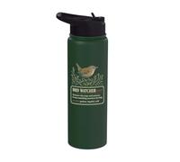Bird Watcher Someone Who Stops Mid-Sentence in The Hedge Stainless Steel Insulated Water Bottle