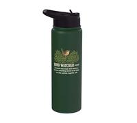 Bird Watcher Someone Who Stops Mid-Sentence in The Hedge Stainless Steel Insulated Water Bottle