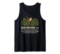 Bird Watcher Someone Who Stops Mid-Sentence in The Hedge Tank Top