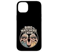 Bird Watchers Crew Retro Binoculars Ornithologist Seniors Case for iPhone 14 Plus