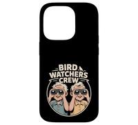 Bird Watchers Crew Retro Binoculars Ornithologist Seniors Case for iPhone 14 Pro