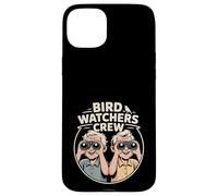 Bird Watchers Crew Retro Binoculars Ornithologist Seniors Case for iPhone 15 Plus