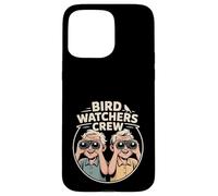 Bird Watchers Crew Retro Binoculars Ornithologist Seniors Case for iPhone 15 Pro Max