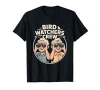 Bird Watchers Crew Retro Binoculars Ornithologist Seniors T-Shirt