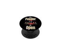Bird Watching Backyard Birding The Feeder Is Open PopSockets Adhesive PopGrip