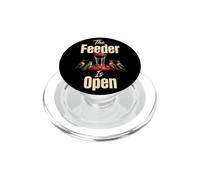 Bird Watching Backyard Birding The Feeder Is Open PopSockets PopGrip for MagSafe
