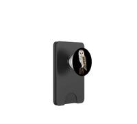 Bird Watching Barn Owl Portrait Gift PopSockets PopWallet for MagSafe