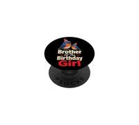 Bird Watching Brother Of The Birthday Girl PopSockets Adhesive PopGrip