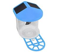 Bird Watching Camera, Solar Powered AI Identify WiFi View 1080p Wireless Bird Feeder 2 Way Speak for Garden (Blue)