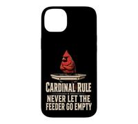 Bird Watching Cardinal Rule Never Let The Feeder Go Empty Case for iPhone 14 Plus
