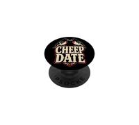 Bird Watching Cheep Date Funny Grosbeak Gift PopSockets Adhesive PopGrip