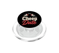 Bird Watching Cheep Date Funny Grosbeak Gift PopSockets PopGrip for MagSafe