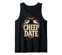 Bird Watching Cheep Date Funny Grosbeak Gift Tank Top