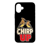 Bird Watching Chirp Up Funny Cedar Waxwing Gift Case for iPhone 16 Plus