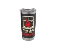 Bird Watching Christmas Nice List? Ask The Cardinal Stainless Steel Insulated Tumbler