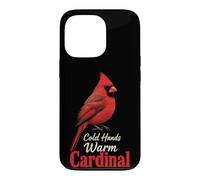 Bird Watching Cold Hands Warm Cardinal Case for iPhone 13 Pro