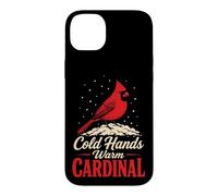 Bird Watching Cold Hands Warm Cardinal Case for iPhone 14 Plus