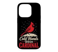 Bird Watching Cold Hands Warm Cardinal Case for iPhone 14 Pro