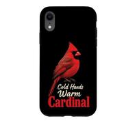 Bird Watching Cold Hands Warm Cardinal Case for iPhone XR
