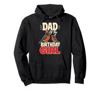Bird Watching Dad Of The Birthday Girl Pullover Hoodie