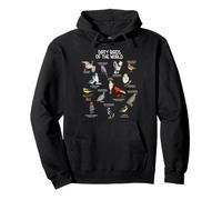 Bird Watching Dirty Birds Of The World Funny Birding Pullover Hoodie