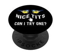 Bird Watching Dirty Joke Nice Tits Can I Try One PopSockets Adhesive PopGrip