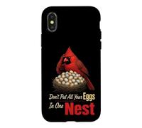Bird Watching Don't Put All Your Eggs In One Nest Case for iPhone X/XS